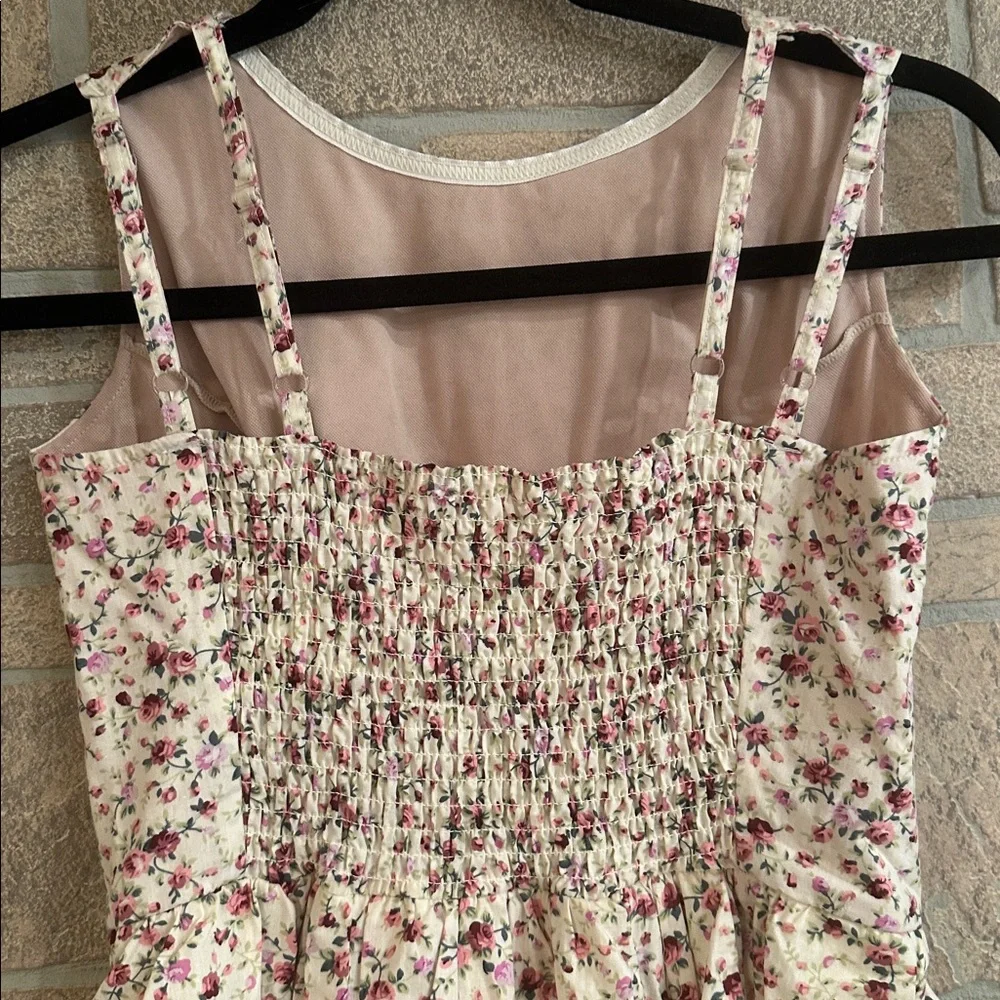WEISSMAN Sweetest Devotion Dance Costume Floral Dress Size Large Girl